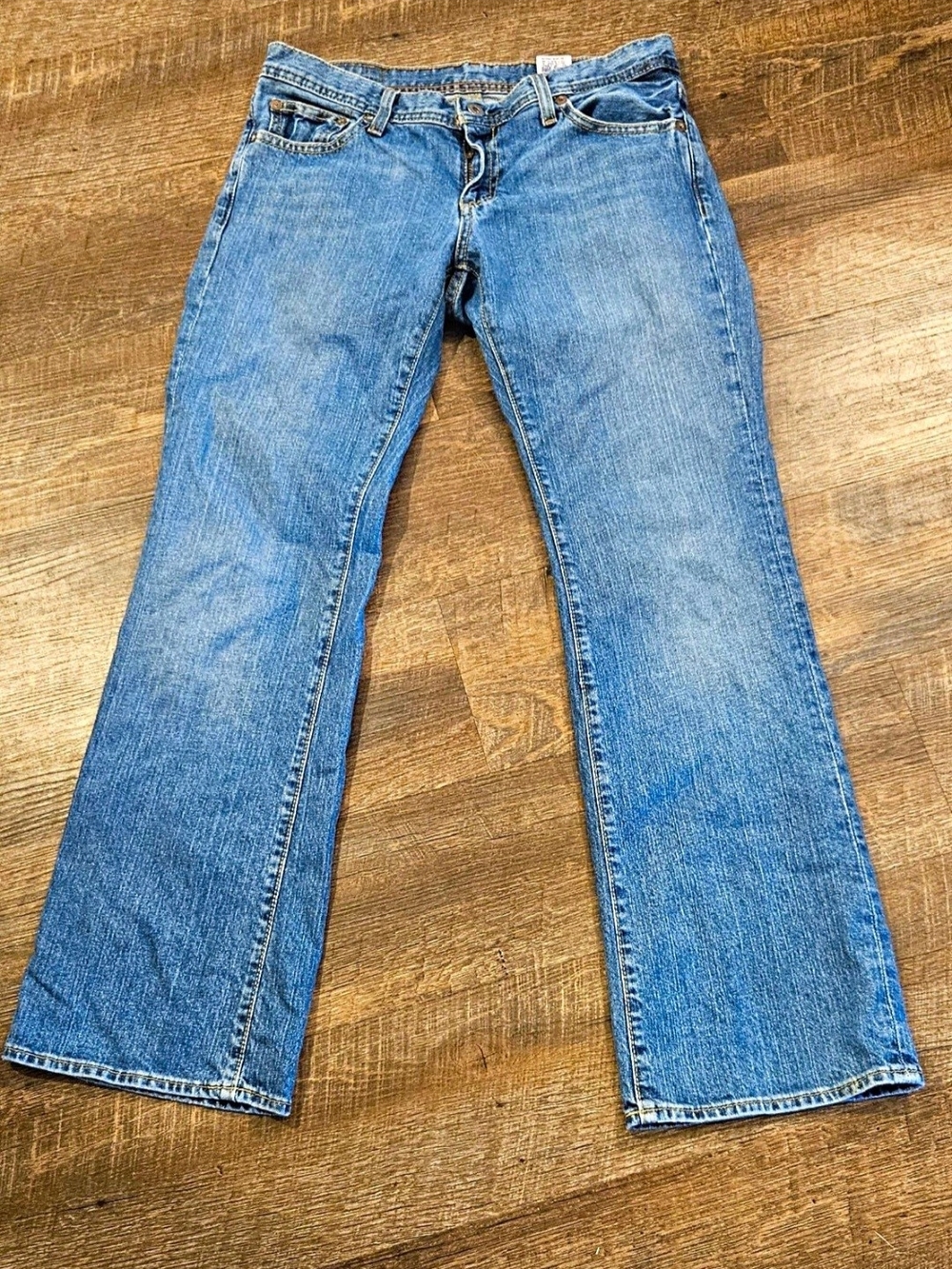 Ralph Lauren Kelly Jeans Women’s Size 6 Short Stretch Straight Leg Medium Wash